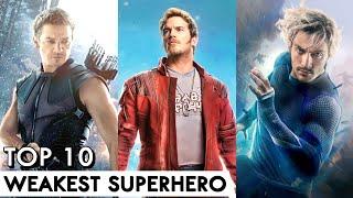 Top 10 Weakest Superhero Characters In MCU  In Hindi  BNN Review