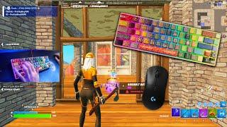 Minecraft x HigroundKeyboard & Mouse Sounds ASMRChill Fortnite Gameplay