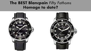 Reef Tiger RGA3035 Watch Review Blancpain Fifty Fathoms Homage Watch Full Details