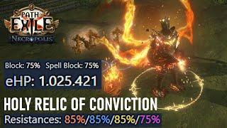 Super Summon Holy Relic Necromancer Build 3.24 POE