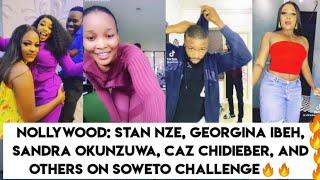 Stan Nze and other Nollywood Actors on the Soweto dance challenge. OMG Really Interesting️