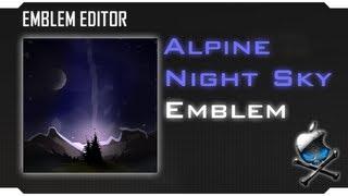 Black Ops 2 - Alpine Night Sky Emblem Tutorial