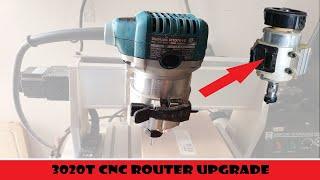 3020 CNC Router Spindle Motor Upgrade  1.25hp Makita