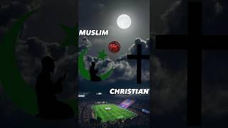 Muslim Players VS Christian Players Messi Ronaldo Salah Benzema Hakimi