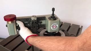 Normaco Manual Facer - Hand operated flange facing device demo
