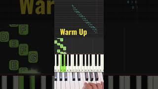 Warm up exercise for piano #piano #pianomusic #music #workout #exercise #playpiano