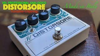 VDL Professional Analogics Distorsore- An Italian distortion pedal with some attitude