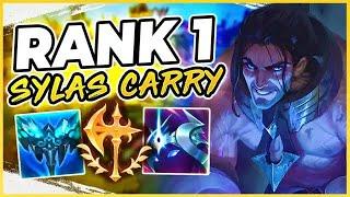 CARRYING with SYLAS in CHALLENGER Full Gameplay Commentary - League of Legends