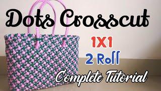 Wire Koodai - Full Tutorial - 2 Roll - Crosscut 1x1 Dots Wire Koodai Lunch Bag