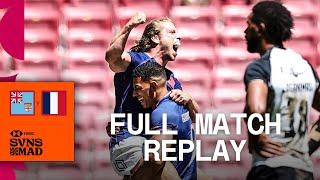 Second-half French revival  Fiji v France  Mens Semi-Final  HSBC Madrid Sevens
