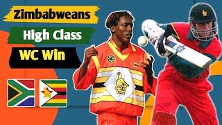 Underdog Zimbabwe miracle world cup Win against mighty south africans 
