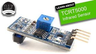 TCRT5000  Infrared Reflective Sensor - How it works and example circuit with code.