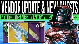 Destiny 2 QUEST MISSION & EVERVERSE LOOT New WEAPONS Store Exotics ShADA-1 5th September