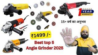 BEST Top 5 BUDGET Angle Grinder Machine  Technical Arora Ji