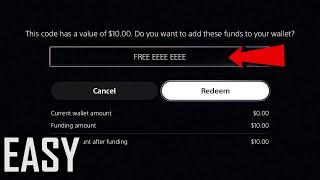 How to Redeem PSN CODES in 60 seconds 2023 Working