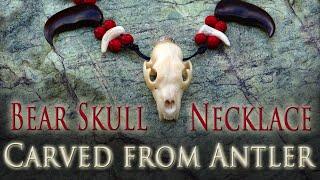 Bear Skull Mountain Man Necklace