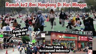 Kegiatan Dan Tongkrongan tkw Hongkong di Hari Minggu