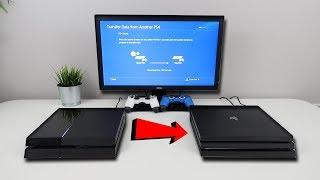 How to TRANSFER DATA FROM PS4 TO PS4 EASY METHOD