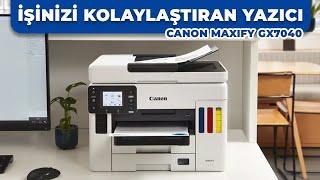 Canon Maxify GX7040 Yazıcı Detaylı İnceleme