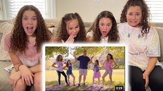 Haschak Sisters REACT to Daddy Says No Music Video