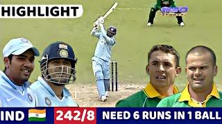 INDIA VS SOUTH AFRICA 1ST ODI 2007  FULL MATCH HIGHLIGHTS IND VS SA  MOST SHOCKING MATCH EVER