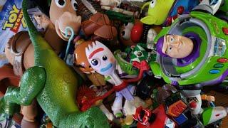 Giant Toy Story Toys Collection with Buzz Lightyear Sheriff Woody Duke Caboom and Forky