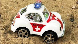 Ambulance Tow Truck  Emergency Vehicles Cartoon  Cars & Trucks For Kids