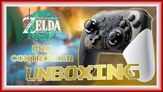 The Legend of Zelda Tears of the Kingdom Pro Controller UNBOXING