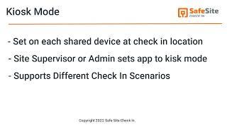 Complete Guide to Setting Up Kiosk Mode for Secure Site Check-Ins  Safe Site Check-In Tutorial