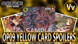 One Piece TCG Going Over All the OP-09 Yellow Card Spoilers Really Strong Revo Army Support