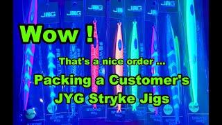 JYG ProFishing Stryke Series Slow Pitch Jigs Packaged for the Caribbean 4K