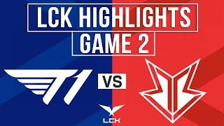 T1 vs BRO Highlights Game 2  LCK 2024 Spring  T1 vs OKSavingsBank BRION