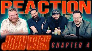 John Wick Chapter 4 - MOVIE REACTION