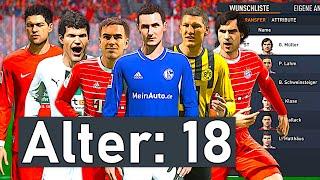 WENN ALLE DEUTSCHEN ICONS WIEDER 18 WÄREN   FIFA 23 Deutsche Icons Karriere Neu Simulation