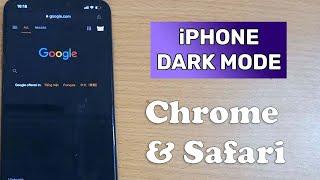 How to Enable Dark Mode for Google Chrome & Safari for iPhone 2022 UPDATED