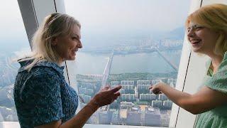 123층 롯데월드 타워를 와본 마케도니아 장모님 반응? 등갈비 먹방 한국 소스에 푹 빠진 유럽 엄마 한국여행