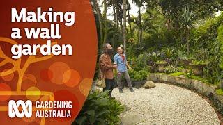 Making a lush wall garden to maximise space  Garden Design and Inspiration  Gardening Australia