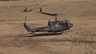 降下訓練始め 2016 UH-1 ハードランディング?