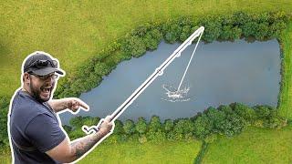 CARP Fishing with a DRONE - Find them ANYWHERE 