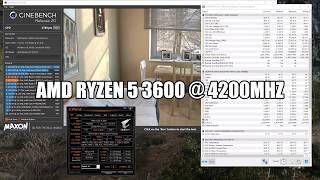 AMD Ryzen 5 3600 @ 4200MHz Cinebench R20