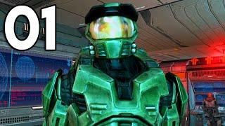 Halo Combat Evolved - Part 1 - The Beginning PC Remastered Gameplay