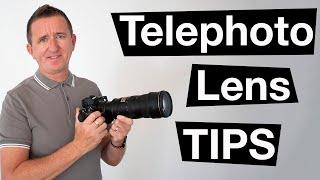 TELEPHOTO TIPS Focal length explained and more - beginner photography tutorial.