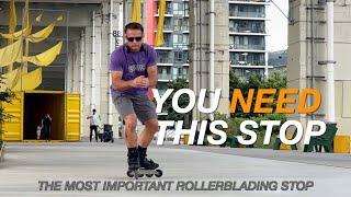 How To Stop On Rollerblades In One Session  Inline Skatings Most Important Stop