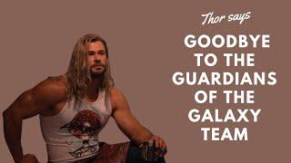 Theatre Reaction  Thor Love and Thunder Thor says goodbye to the Guardians of the Galaxy team 