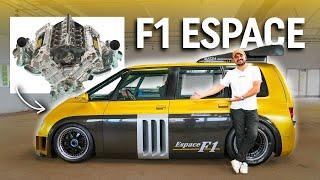 This Renault Espace has an 800bhp F1 V10 engine