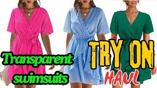 Transparent Summer Dresses Try On Haul