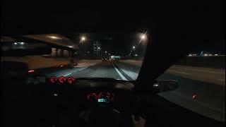 MITSUBISHI EVO 789 EVOLUTION - POV NIGHT DRIVE ​ GETTING USE TO THE CAR 快了一点点