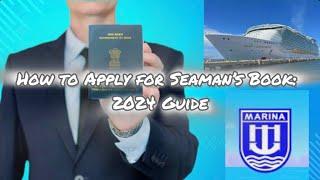 Seaman’s Book sa Marina Paano mag-apply 2024  Guide