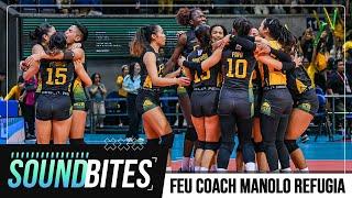 Jobs not finished for FEU says coach  Soundbites