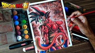 Speed Drawing Bardock - Dragon Ball Super  Mangá 